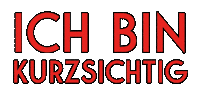 Kroymann Kurzsichtig Sticker by bildundtonfabrik