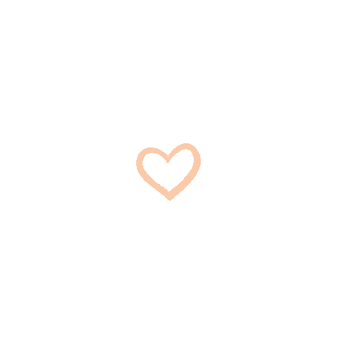 ecoelementco love heart peach eco Sticker