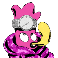 Time Waiting Sticker by Bubblegoose Ballers