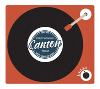 Record Player Shop Sticker by firstmondaycanton