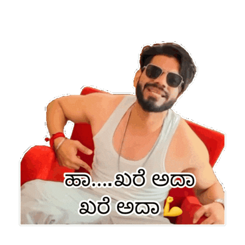 Kannada Krazy Sticker