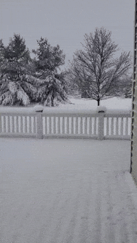 April Snow Blankets Southeast Wisconsin