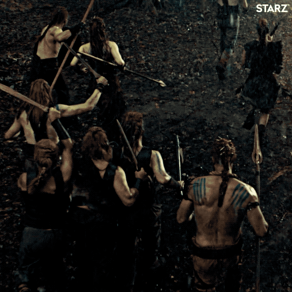 war fight GIF by STARZ