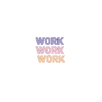 Work Working Sticker