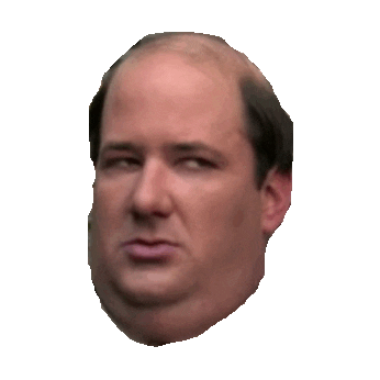 the office kevin Sticker