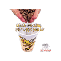 Latte Coffee Cup Sticker by The Coffee Twins
