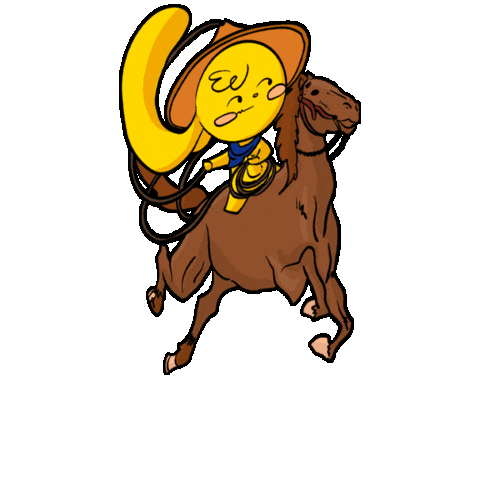 SadBunco giphygifmaker bunny horses bun Sticker