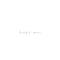 Happy うさぎ Sticker