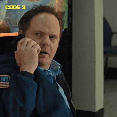 Pretending To Care The Office GIF by Code 3 Movie