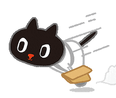 Kuroro_official cat car space running Sticker