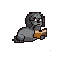 Nerd Studying Sticker by Abstract HotDogs