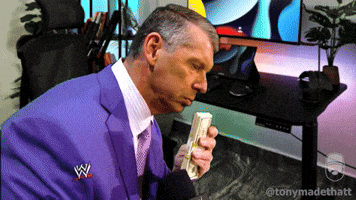 smelling money