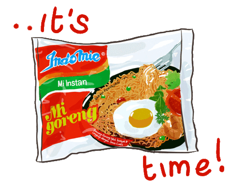 Hungry Time Sticker