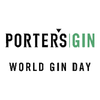 World Gin Day Sticker by Porter's Gin