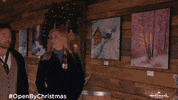 Art Gallery Walking GIF by Hallmark Channel