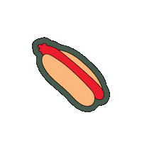 Comida Hotdog Sticker by iFood