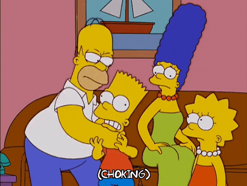 angry homer simpson GIF