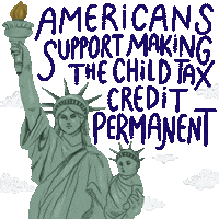 Statue Of Liberty Money Sticker by Creative Courage