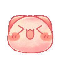 TONESHIEEE happy pink orange spa Sticker
