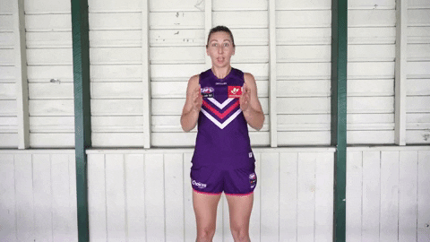 Shock Omg GIF by Fremantle Dockers