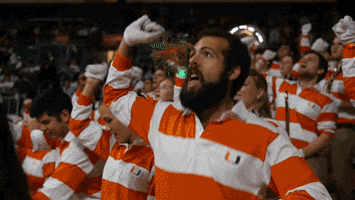 miamihurricanes sports college ncaa cheer GIF