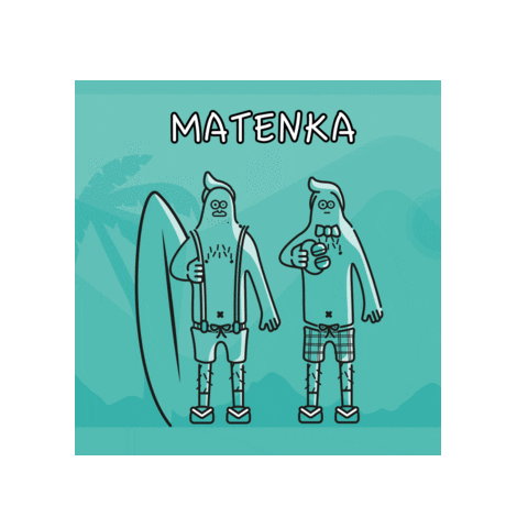 Matenka giphyupload giphythatsgonnabeanofrommedawg music summer Sticker