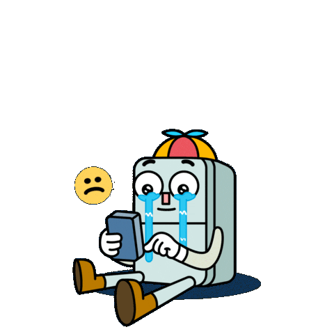 Sad Broken Heart Sticker by Nexio