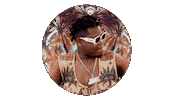 Palm Trees Dance Sticker by Bruce Melodie