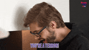 React Wtf GIF by Beauty and the Geek Australia