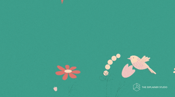 Animation Flowers GIF by The Explainer Studio