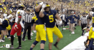 Go Blue Michigan Football GIF by Michigan Athletics