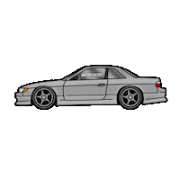 Drifting Nissan Silvia Sticker by ImportWorx