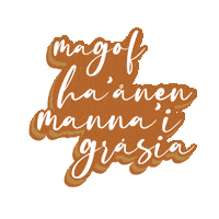 Happy Thanksgiving Guam Sticker