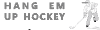 HangEmUpHockey hockey ice hockey skater inline hockey Sticker
