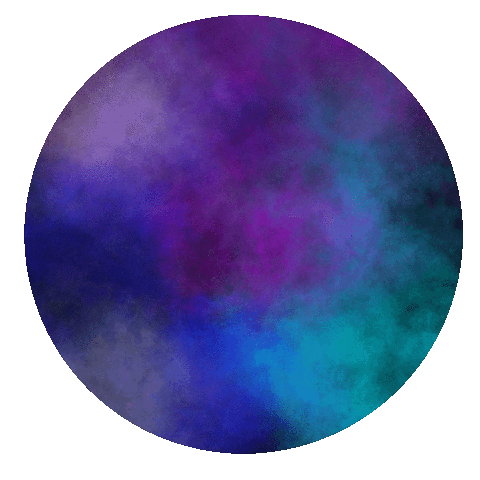 Space Circle Sticker