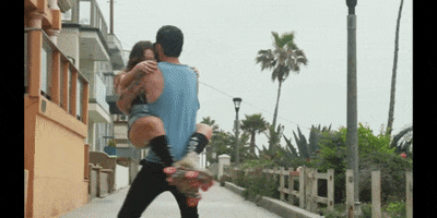 TheKimberlyCole girl beach boy flirt GIF