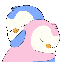 I Love You Hug Sticker by Pudgy Penguins