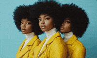 Smiles Afros GIF by Jukebox Saints