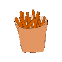 Hungry French Fries Sticker by Arts & Crafts