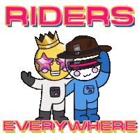 Fun Love Sticker by Space Riders