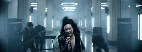 sing heart attack GIF by Demi Lovato