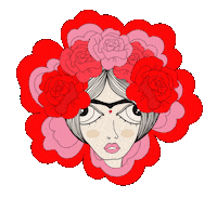 Viva La Vida Flower Sticker by aire retro