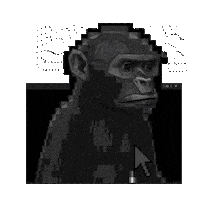 Monkey Windows Sticker