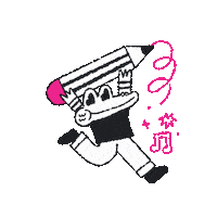 todoclub fun girl design doodle Sticker