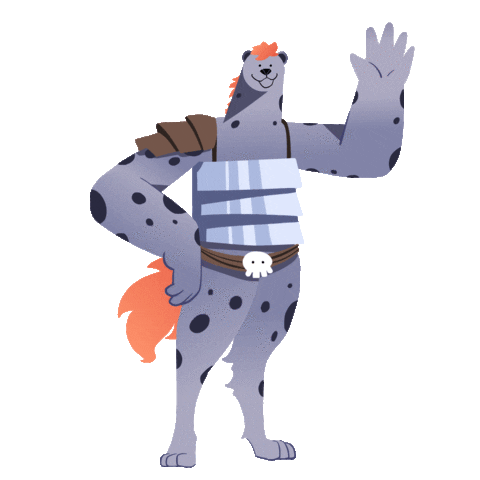 Happy Monster Sticker