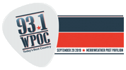WPOC 931 sitc wpoc sunday in the country Sticker