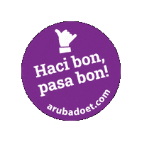 ArubaDoet arubadoet boluntario doeti haci bon pasa bon Sticker