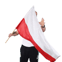 Flag Poland Sticker by Aluron CMC Warta Zawiercie