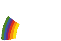verasdesigns rainbow made by me Sticker