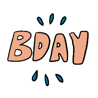 brunafrog celebration celebrate birthday bday Sticker